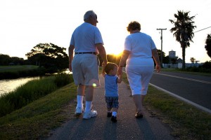 in-laws visit grandchild